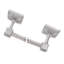 Fleur De Lis Wall Mounted Towel Bar-101942582-12238738