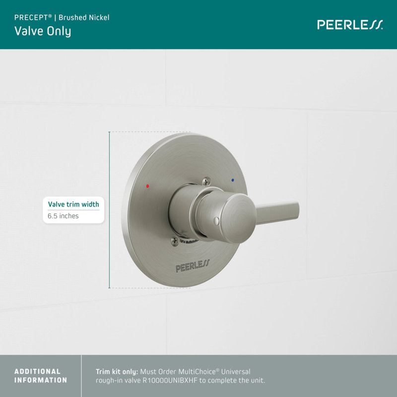 Valve Only Trim, Brushed Nickel