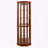 6-Shelf Lighted Corner Curio Cabinet with Tempered Glass Shelves-914105380