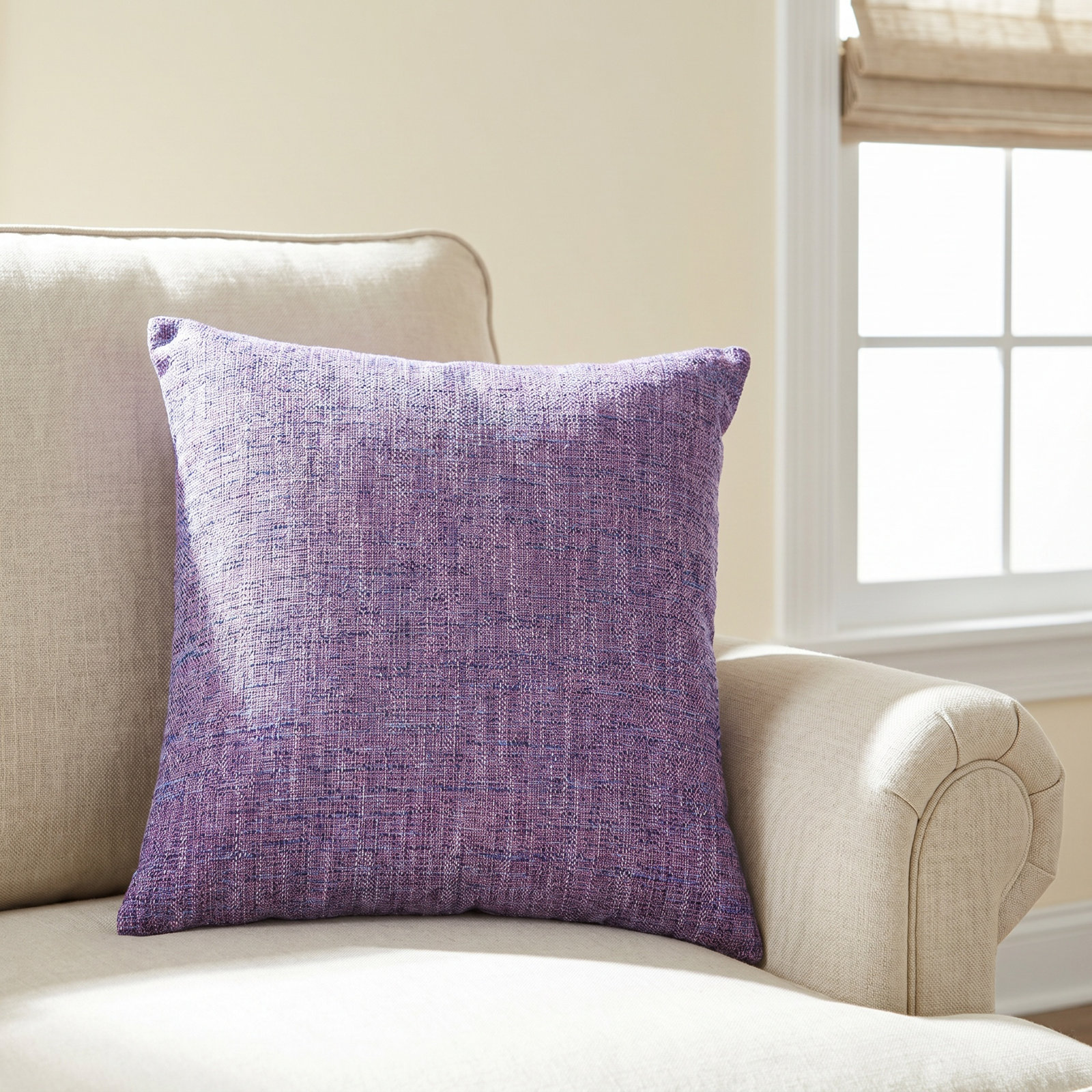 Gynith Textured Throw Pillow, 16"H x 16"W