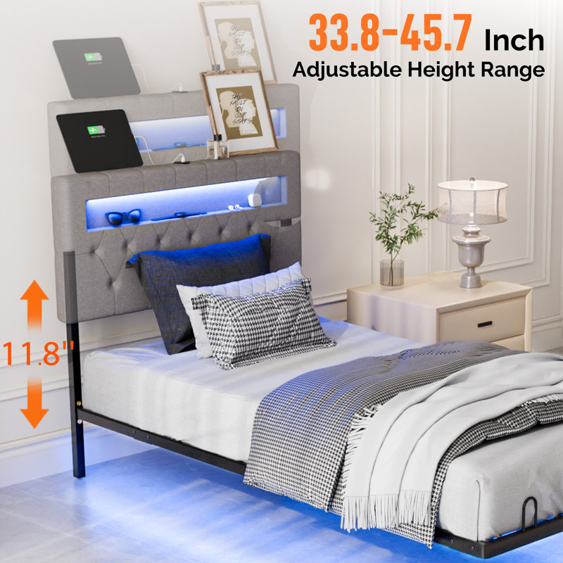 Metal Bed, Single (3')