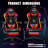 RGB LED Lights Gaming Chair with Footrest and Lumbar Massager for Adults and Kids-1596828675
