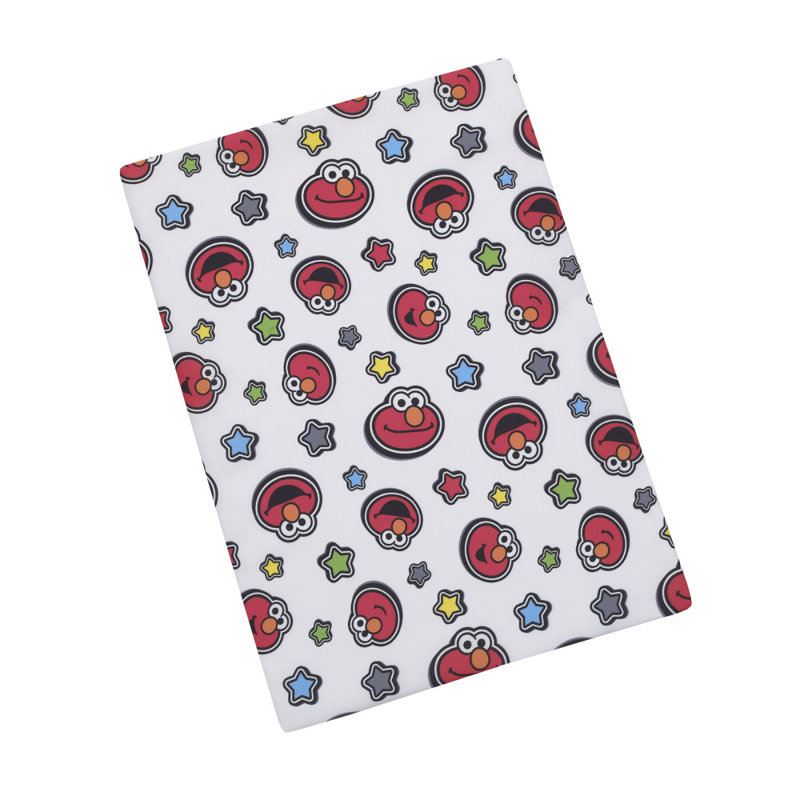 Drap-housse pour lit de bébé Nojo Disney Elmo avec étoiles