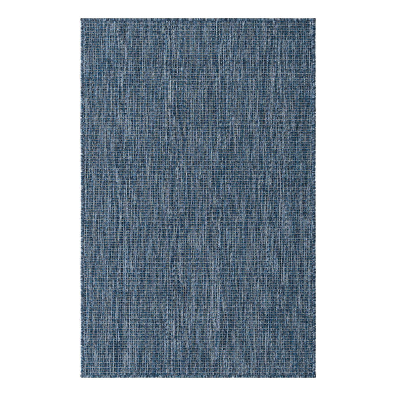 Avaughn Blue Indoor/Outdoor Area Rug, Rectangle 3'3" x 5'3"