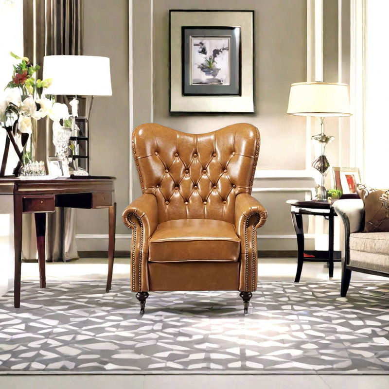 Fauteuil inclinable en similicuir Luray
