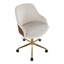 Chaise de bureau en tissu Hackler-759576494-757166695