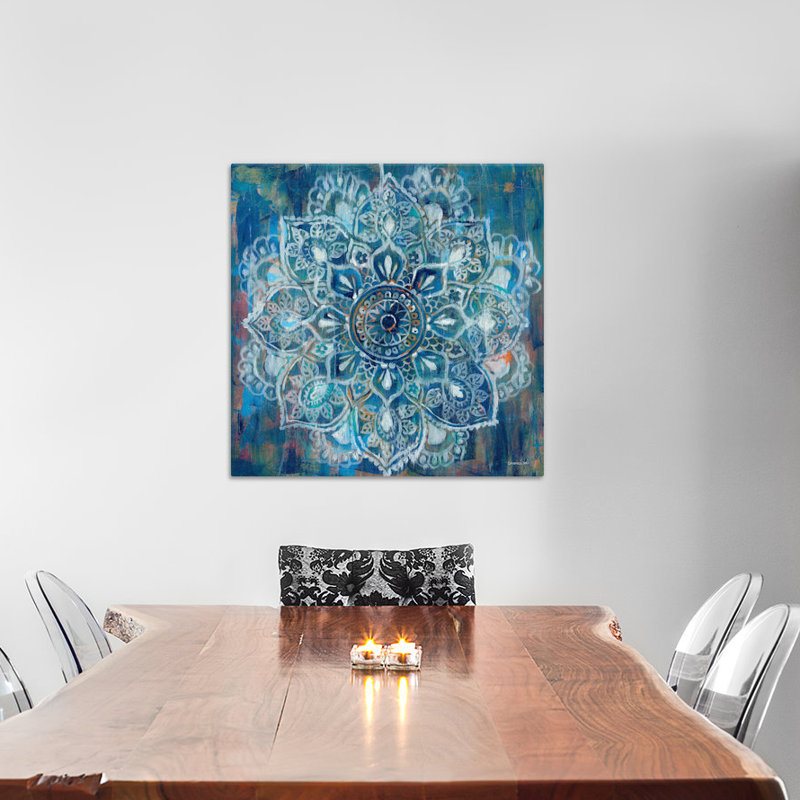 «Mandala II», reproduction de photo, H 37 po x l 37 po x p 1,5 po, Toile