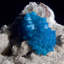 Cavansite sur Sandy Heulandite