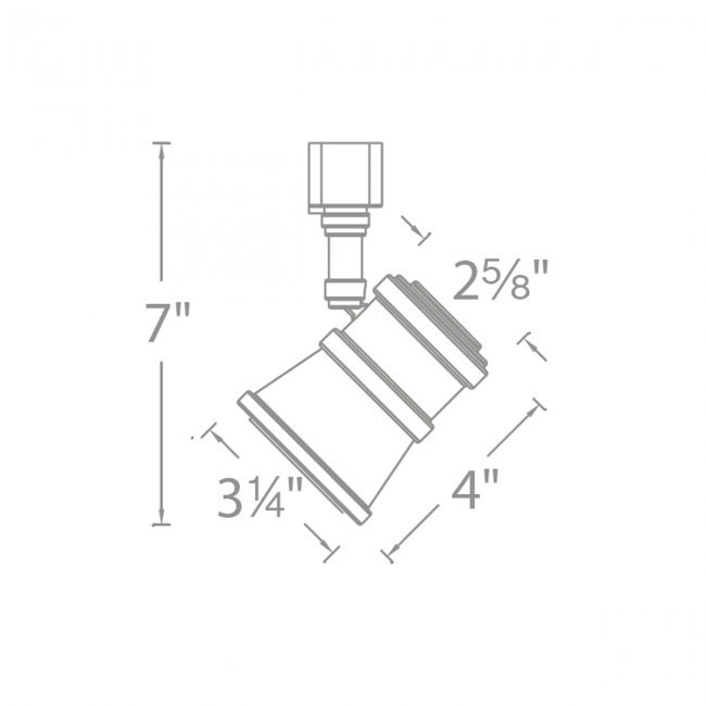 Summit Beamshift Track Head, Lightolier Series