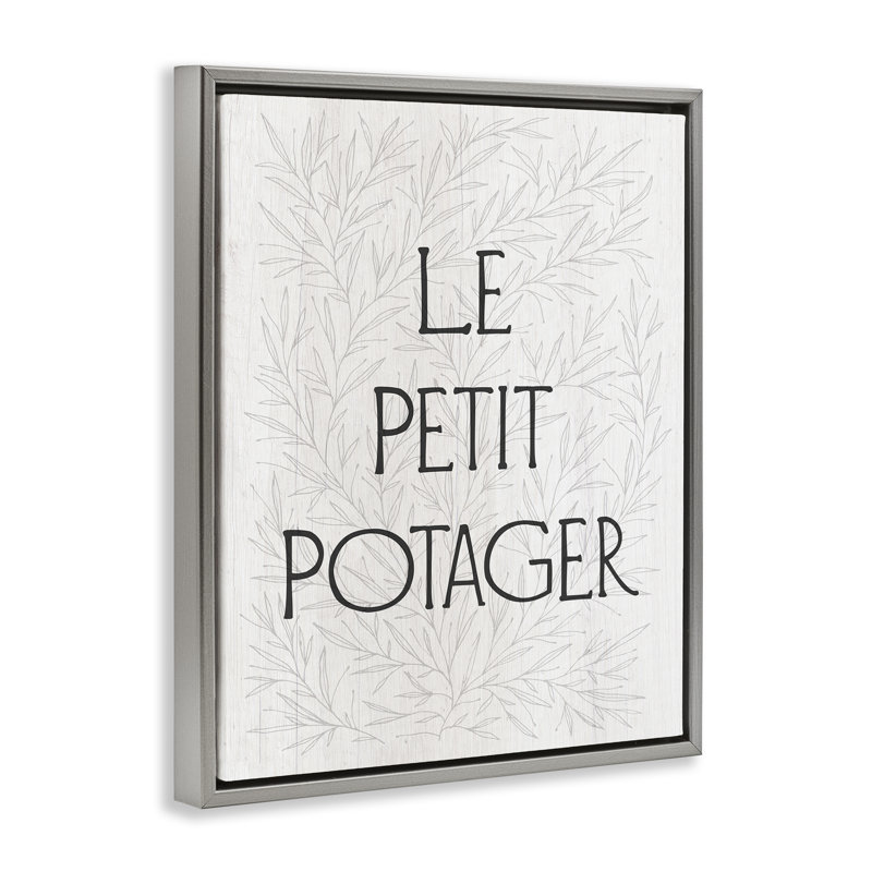  «Little Légume Garden» par Daphne Polselli, Gris, H 21 po x l 17 po