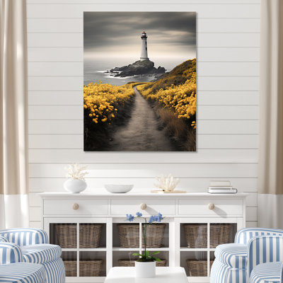 Brume côtière - art mural sur toile océan côtier