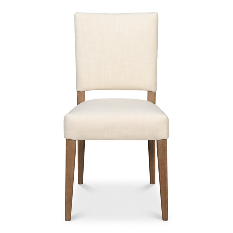 Bauhaus 19'' H Upholstered Oak Side Chair