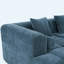 Canapé modulaire désossé à compression complète de 101,2 po avec siège profond et deux poches latérales-1761844624