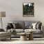 «Log Cabin Forest Thicket Floater», art mural sur toile par Stellar Design Studio-7685755-7685748