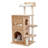 45.4" Wooden Luxury Multi-Level Cat Tree