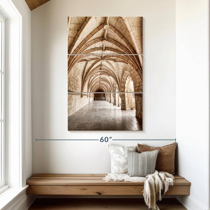 Nicci Jeronimos Monastery Corridor, 50" H x 32" W