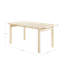 Pace Dining Table size 85 x 150 cm. Scandinavian design, made in Europe, FSC certified wood.
