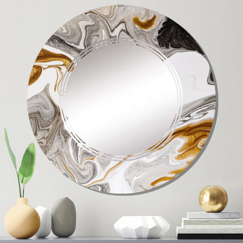 Circle Mirror, 24" x 24"