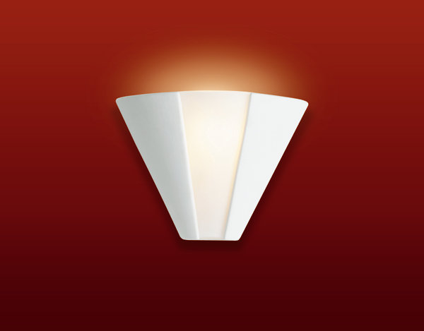 Ceramic Flush Mounted Sconce