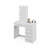 Boahaus Sofia Modern Lighted Vanity Table, Mirror with Lights Add-On, USB (Type A & C) and 06 Drawers for Storage