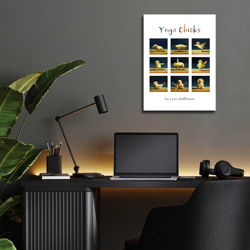 'Yoga Chicks Collage' by Lucia Heffernan