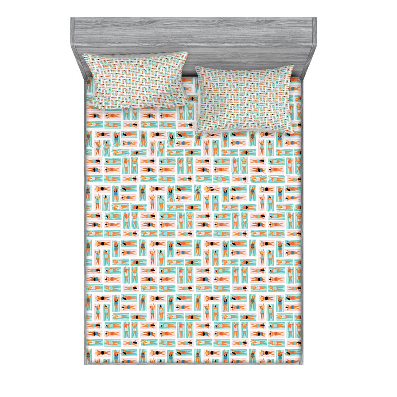 Beach Microfiber Sheet Set, null