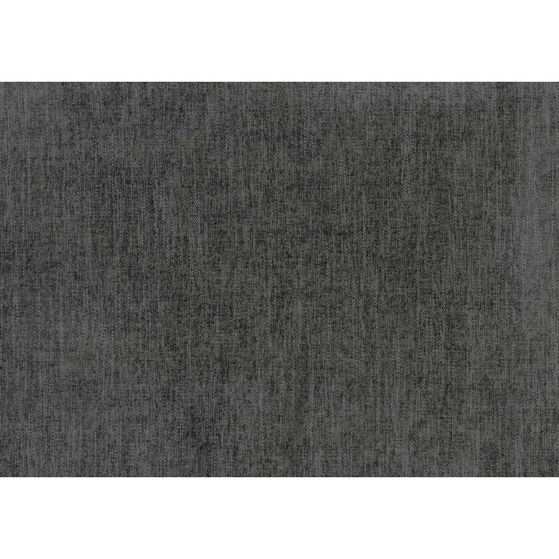 Fauteuil d'appoint rembourré en tissu 1pc, Gris anthracite
