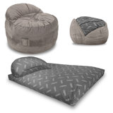 CordaRoy's Chenille Nest Gaming Convertible Bean Bag Chair