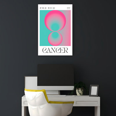 Abstract Cancer Abstract Colorful Contemporary Wall Art Print