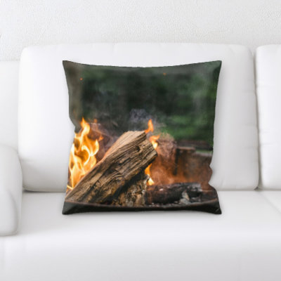 Microsuede Throw Pillow