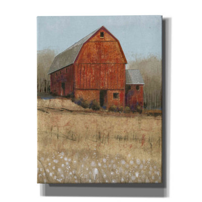 Red Barn View I " Red Barn View I " by Timothy O' Toole Painting Print