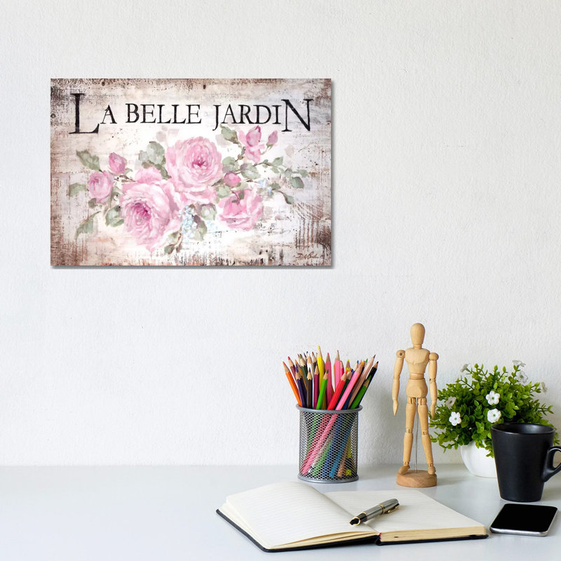 La Belle Jardin by Debi Coules - Wrapped Canvas Print, 20.32 cm H x 30.48 cm W