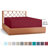 Empyrean Bedding Extra Deep Pocket Solid Fitted Sheet-355627907-355627905