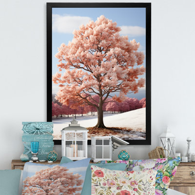 «Soft Neutral Tones Maple Tree II», reproduction sur toile