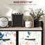 Elegant Patterned 5 Drawer Chest Powder Coated Steel Frame Home Storage Organiser