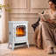 HOMCOM 39 cm W White Electric Stove