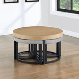 Stannos 36" Round Coffee Table with 4 Stools