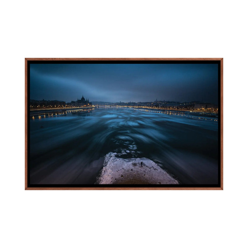 Winter Morning In Budapest by Balázs Lukácsi - Print on Canvas