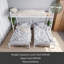 Triple lit superposé pour enfants, 3 lits superposés pour 3 personnes, lits superposés en métal, séparé en 3 lits simples