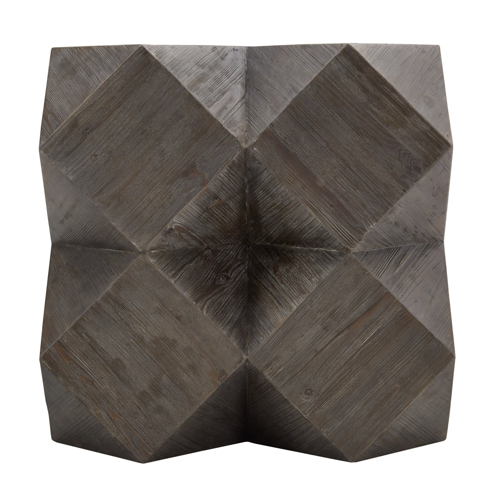 Solid Wood Coffee Table, Dark Brown