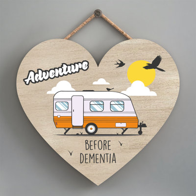 Caravan Dementia Orange - Print on MDF