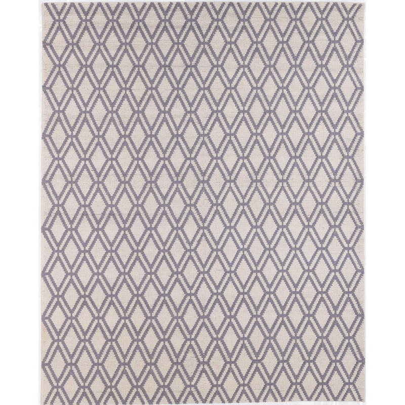 Ainzlee Wool Geometric Indoor Rug, Rectangle 5' x 8'