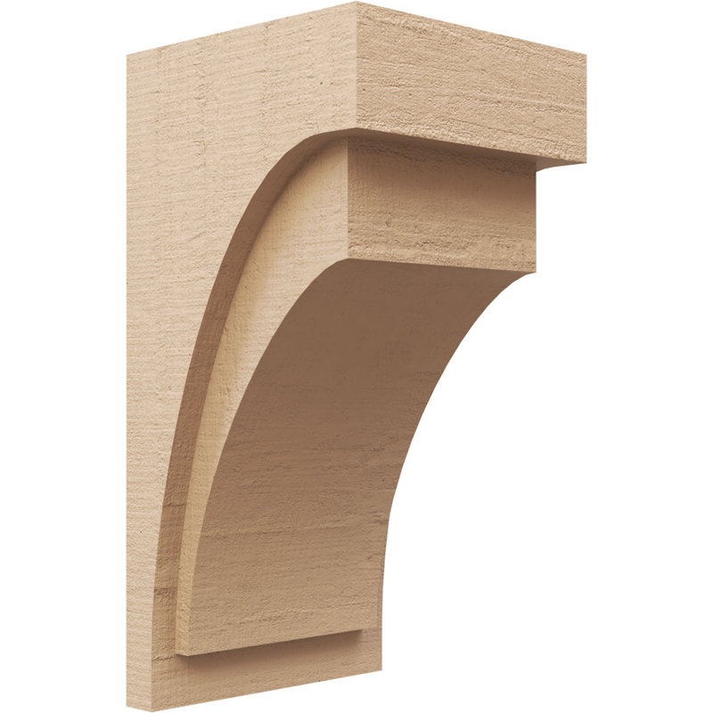 Bois de cèdre brut RiveraThane Corbel, apprêté brun clair Rivera, H 22 po x l 11 po x P 11 po