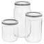 Glass Jar - Set of 3-1959124772