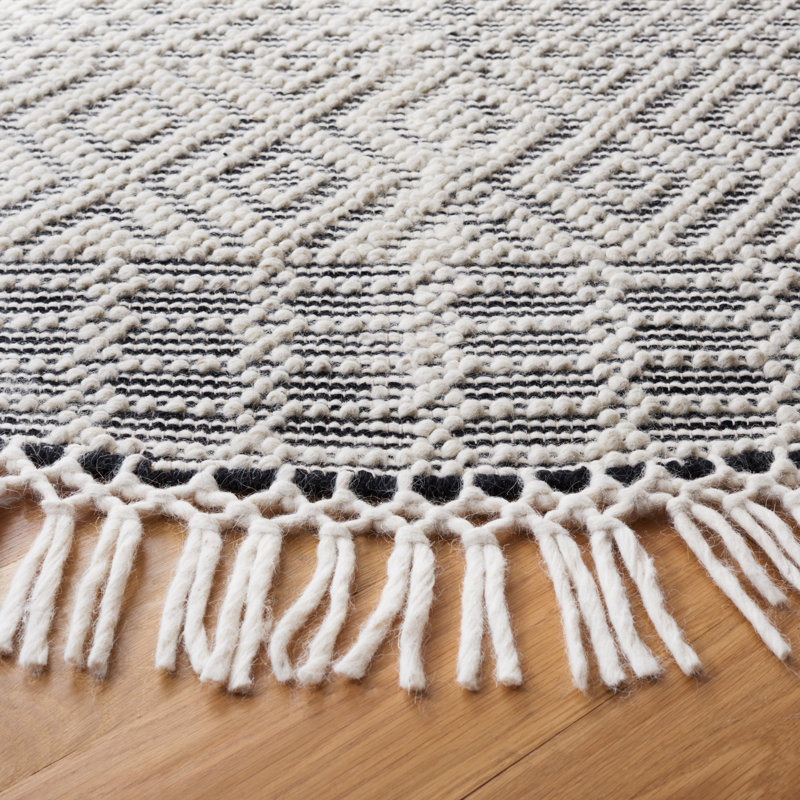 Tapis tissé à la main Southwestern Southwestern, Rond 6 pi