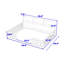Floor bed with side bookcase and shelves-683245852-683245855