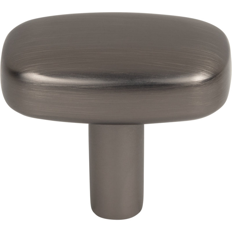 Loxley Oval Knob, Brushed Pewter