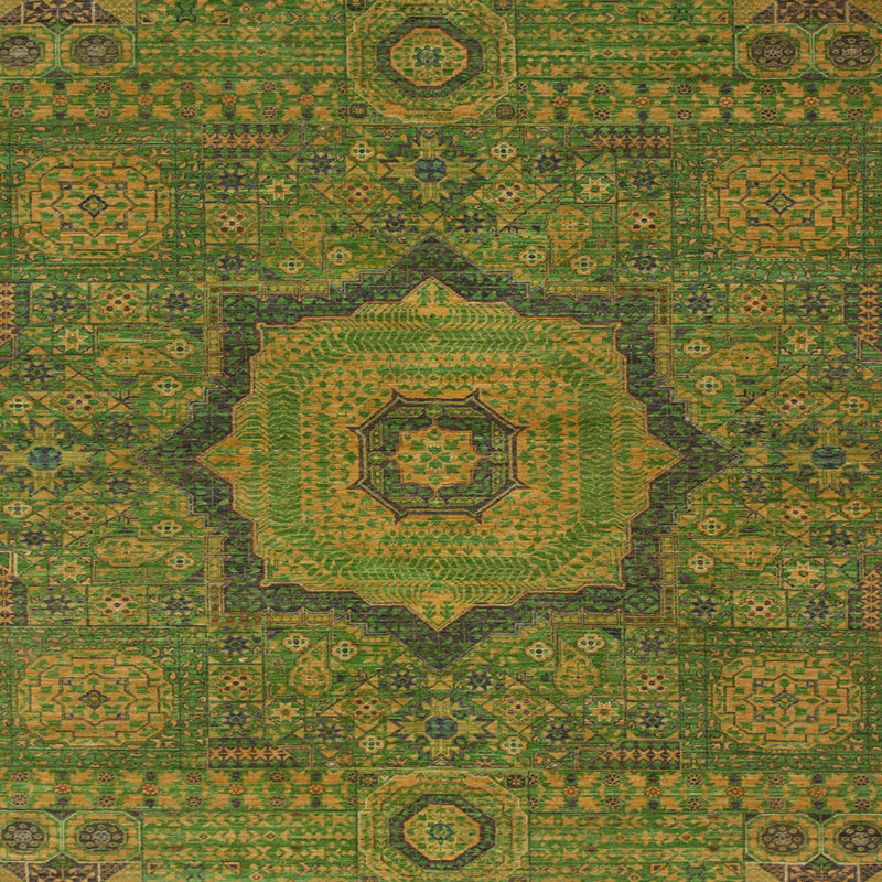 Abstract Indoor Rug, Square 7'