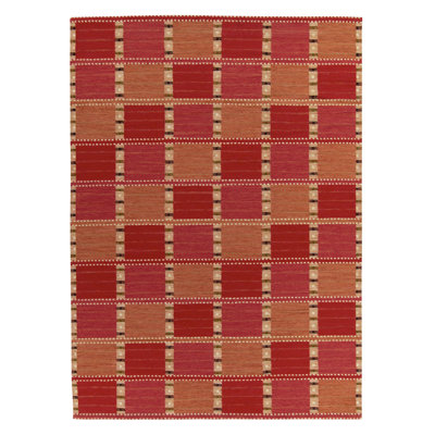 Scandinavian Rug In Geometric Pattern By Rug Kilim