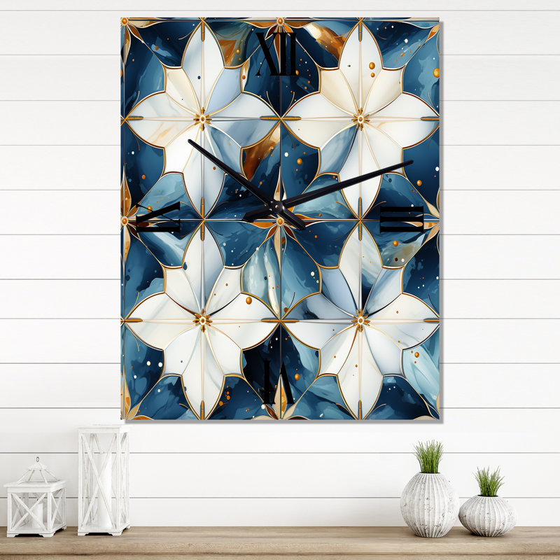 Jalmi - Horloge murale moderne glam, Grand